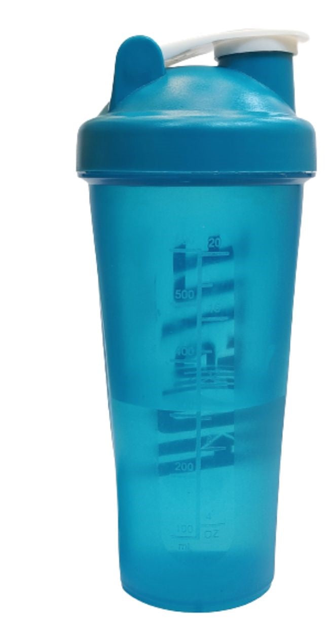 Hustle Gym Shaker Bottle 750ml – Teal Blue Protein Shaker with Mixing Ball | BPA-Free PP Plastic